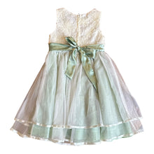 Cargar imagen en el visor de la galería, Vestido Beige con Verde