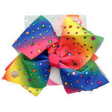 Cargar imagen en el visor de la galería, Moñas XL Arcoíris - NUEVAS