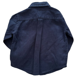 Camisa de Lino Azul