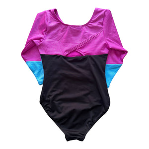 Leotardo Fucsia con Celeste
