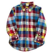 Cargar imagen en el visor de la galería, Camisa de Cuadros Multicolor
