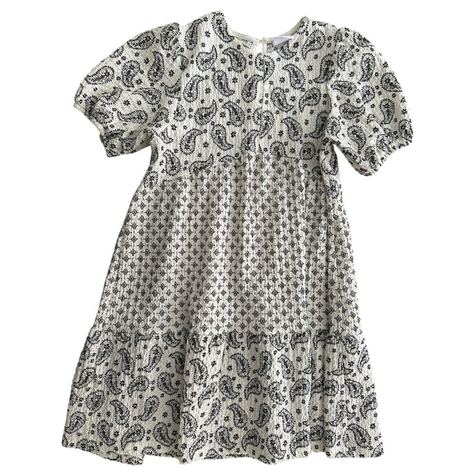 Vestido Blanco con Negro