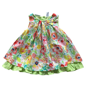 Vestido Verde con Flores