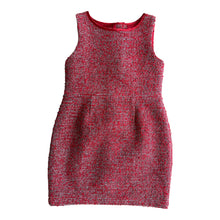Cargar imagen en el visor de la galería, Vestido de Tweed Rojo
