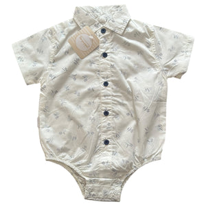 Camisa Blanca de Flores