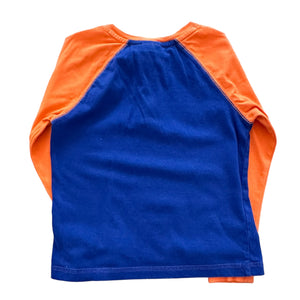 T-Shirt Naranja y Azul