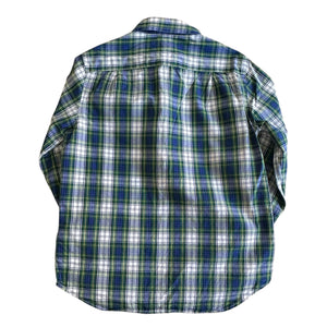 Camisa de Cuadros Azul y Verde