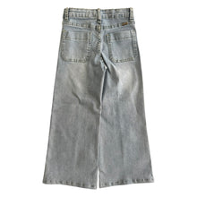 Cargar imagen en el visor de la galería, Wide Leg Jeans Celestes
