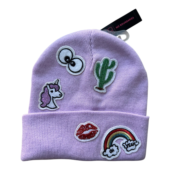 Gorrito Lila con Parches - NUEVO
