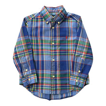 Cargar imagen en el visor de la galería, Camisa Azul con Cuadros
