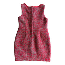 Cargar imagen en el visor de la galería, Vestido de Tweed Rojo
