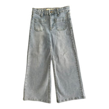 Cargar imagen en el visor de la galería, Wide Leg Jeans Celestes
