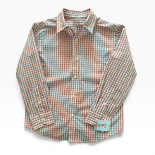 Cargar imagen en el visor de la galería, Camisa Blanca con Cuadros - NUEVA
