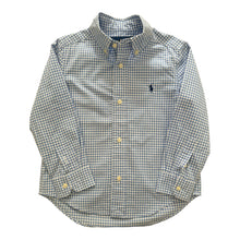 Cargar imagen en el visor de la galería, Camisa de Cuadritos Celestes
