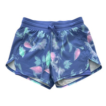 Cargar imagen en el visor de la galería, Short Deportivo Azul con Flores
