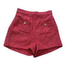 Cargar imagen en el visor de la galería, Short de Tweed Rojo
