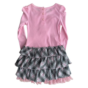 Vestido Rosado con Gris - NUEVO