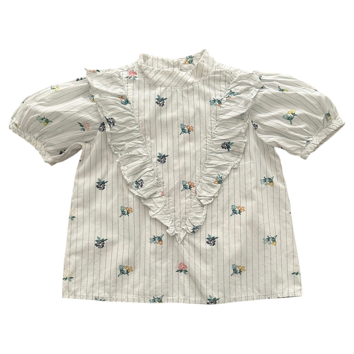 Blusa Blanca con Flores