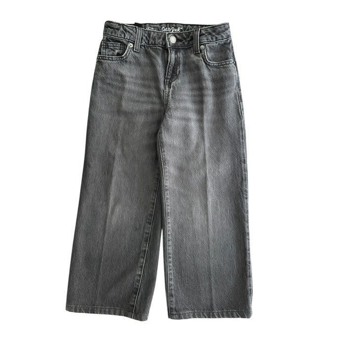 Wide Leg Jeans Gris