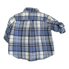 Cargar imagen en el visor de la galería, Camisa de Cuadros Celestes
