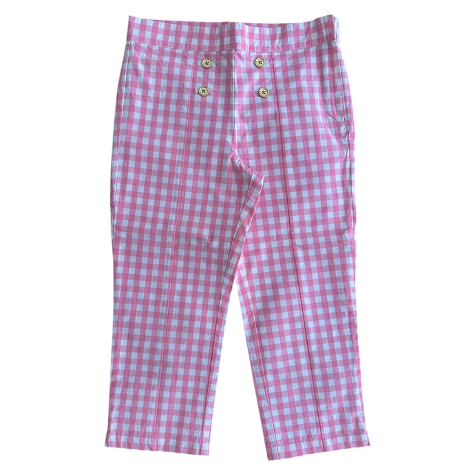 Capri de Cuadros Rosados