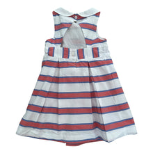Cargar imagen en el visor de la galería, Vestido de Líneas Rojo y Azul
