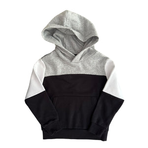 Hoodie Gris con Negro