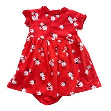 Cargar imagen en el visor de la galería, Vestido Rojo de Flores - NUEVA
