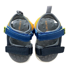 Cargar imagen en el visor de la galería, Sandalias Azul con Gris
