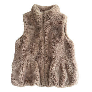 Chaleco Peludito Beige