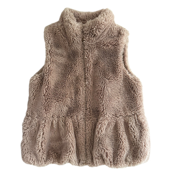 Chaleco Peludito Beige