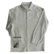 Cargar imagen en el visor de la galería, Camisa Oxford de Líneas Celestes
