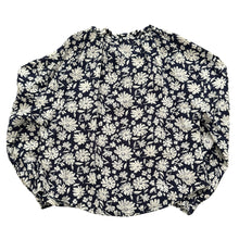 Cargar imagen en el visor de la galería, Blusa Azul con Flores
