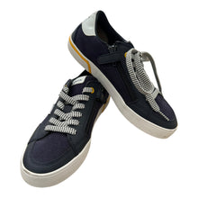 Cargar imagen en el visor de la galería, Tenis Azul con Amarillo - NUEVOS
