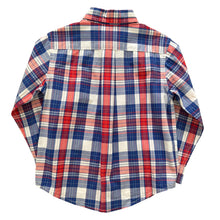 Cargar imagen en el visor de la galería, Camisa de Cuadros Rojo y Azul
