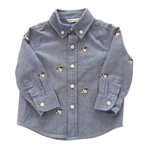 Camisa Oxford de Perritos