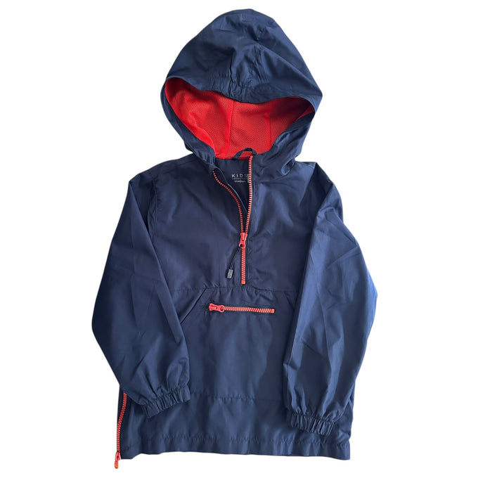 Rompeviento Azul con Rojo