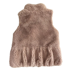 Chaleco Peludito Beige