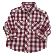 Cargar imagen en el visor de la galería, Camisa de cuadros Violeta
