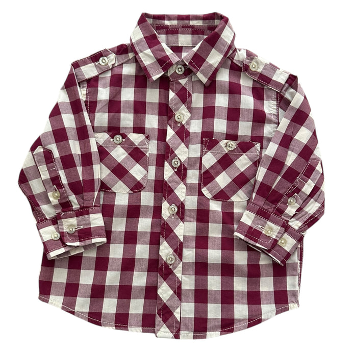 Camisa de cuadros Violeta