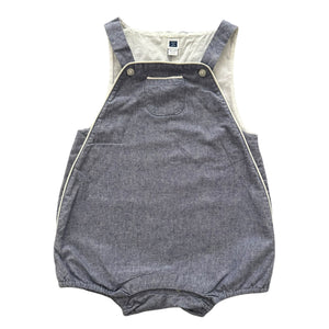 Romper en Oxford Azul