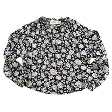Cargar imagen en el visor de la galería, Blusa Azul con Flores
