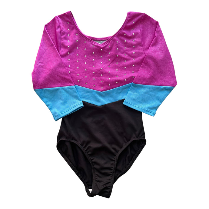 Leotardo Fucsia con Celeste