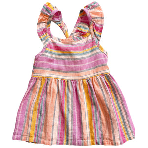 Vestido de Líneas Pastel - NUEVO